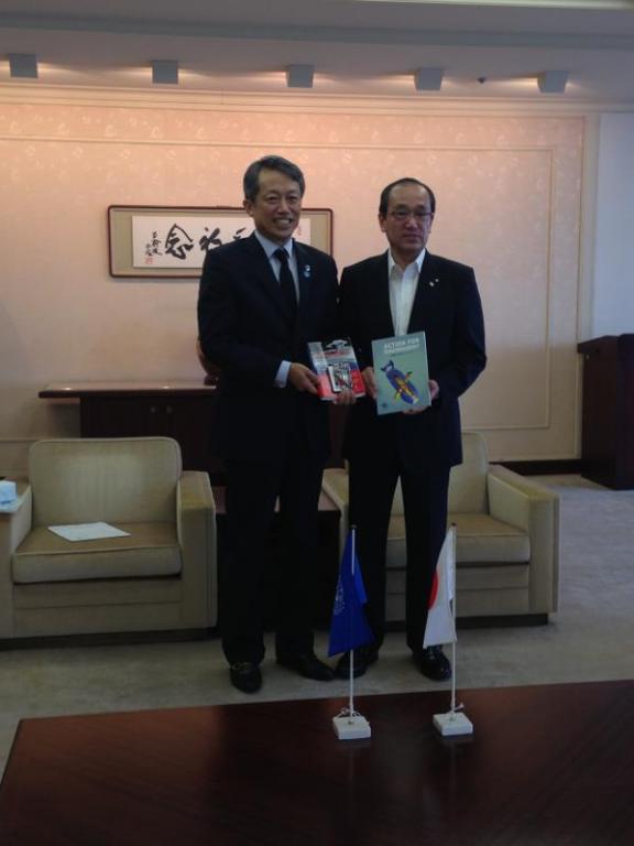 UN Under Secretary-General meets with the Mayor of Hiroshima