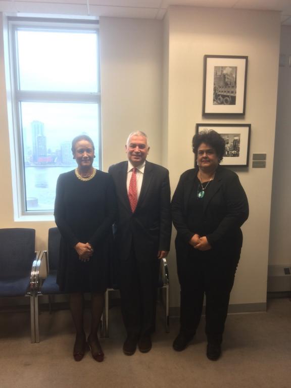 Director Rodriguez, Director Suazo and Ms. Perez (left to right)