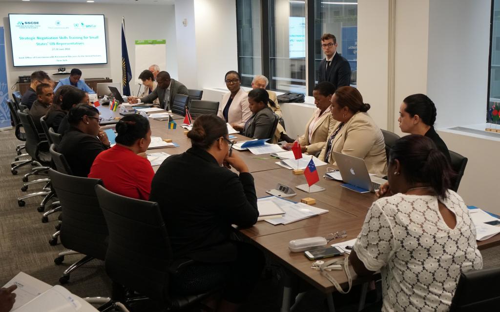 UNITAR NYO Hosts Strategic Negotiation Skills Training for Small States’ UN Representatives