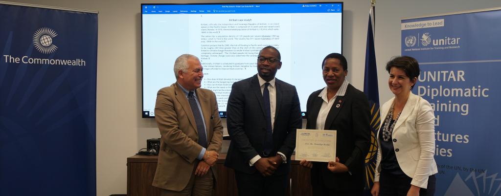 UNITAR NYO Hosts Strategic Negotiation Skills Training for Small States’ UN Representatives