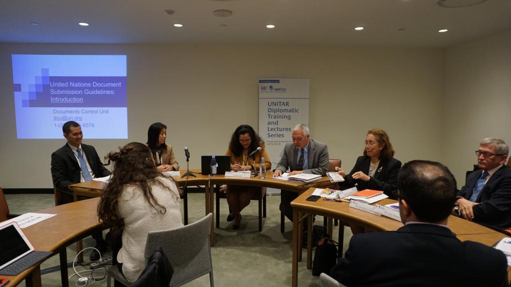 Ms. Meena Sur and Ms. Mika Murakami bried on Conference Management