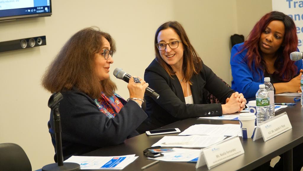 H.E. Ms. Isabelle Picco delivering keynote address