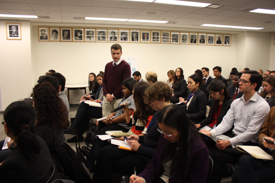 A question addressed to the panelists from the participant (Photo – UNITAR)