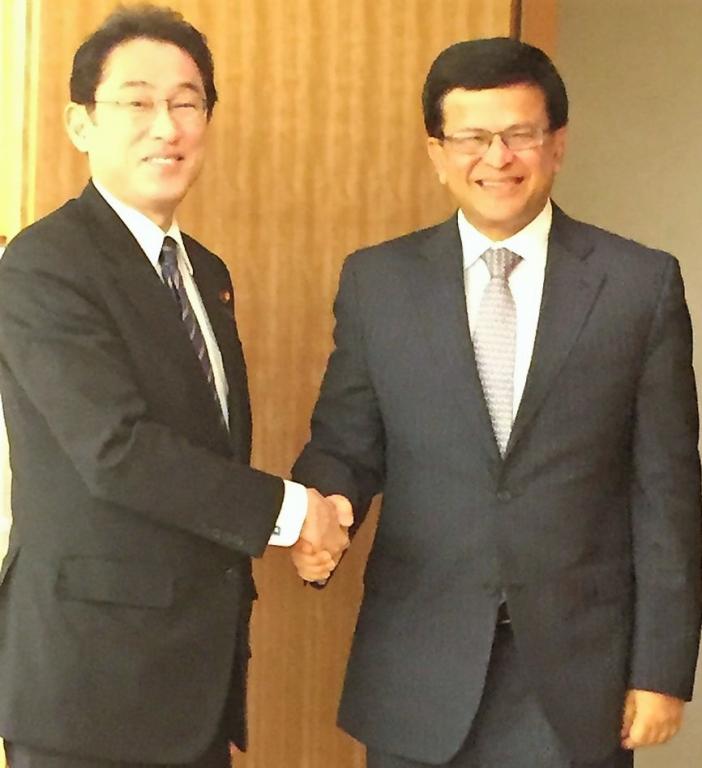 UNITAR Executive Director meets Japanese Foreign Minister